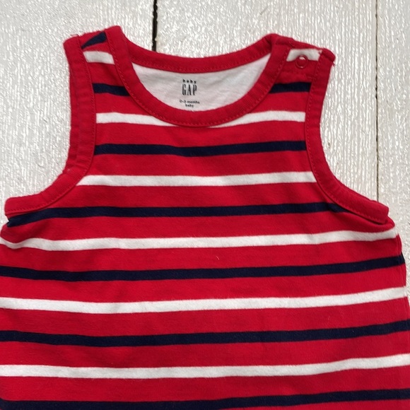 Baby Gap Boys Onesie Romper Stars and Stripes 0-3 months - Picture 2 of 4